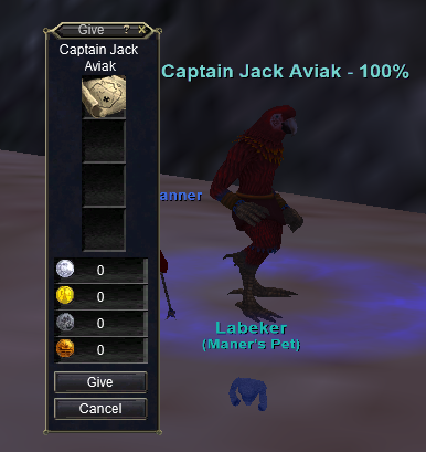 Captain Jack Aviak Handing Map